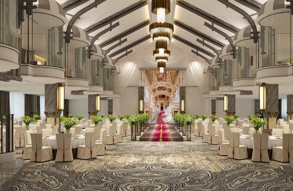 水纹与空间：宴会厅地毯的设计逻辑与视觉引导